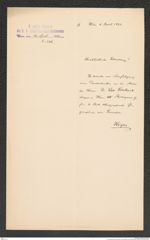 k.k. naturhistorisches Hofmuseum, Intendanzakten 1885-1896 (Hauer), Aktenzahl Z.246/1892, Seite 1